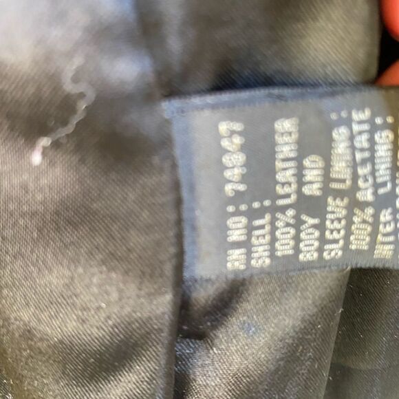 Vintage Andrew Marc Black Leather Jacket Small - Picture 15 of 15